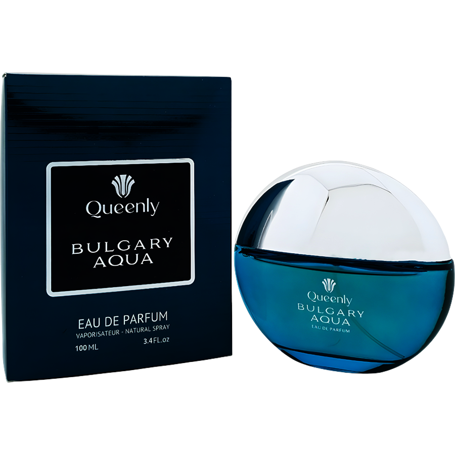ادوپرفیوم بولگاری آکوا (پور هوم) از برند کویین‌لی (Queenly BULGARY AQUA Eau De Parfum 100ml)