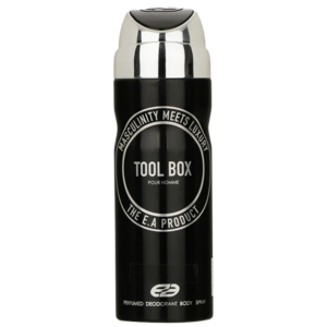 اسپری بدن تولباکس ( تول باکس مشکی ) عمادآرا 200ml