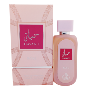 عطر حیاتی رز (حیاتی صورتی) از برند فراگرنس ورد (Fragrance World Hayati Rose Eau De Parfum 100ml)
