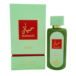عطر حیاتی بل (حیاتی سبز) از برند فراگرنس ورد (Fragrance World Hayaati Belle Eau De Parfum 100ml)