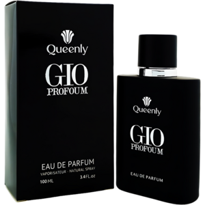 ادوپرفیوم جیو پروفوم (آکواجیو پروفومو) از برند کویین‌لی (Queenly GIO PROFOUM Eau De Parfum 100ml)